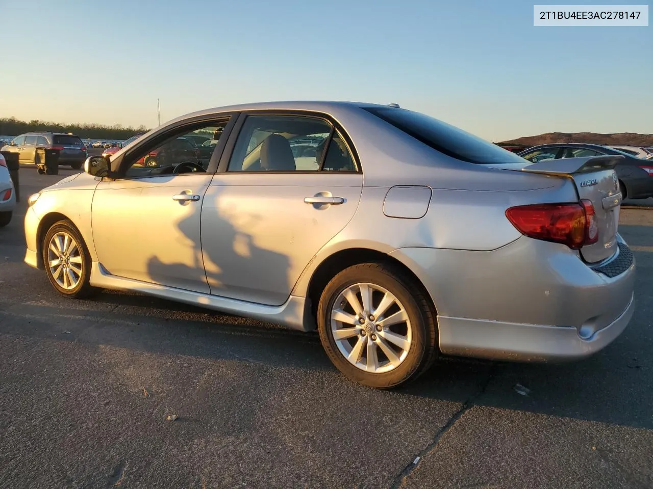 2010 Toyota Corolla Base VIN: 2T1BU4EE3AC278147 Lot: 80006044