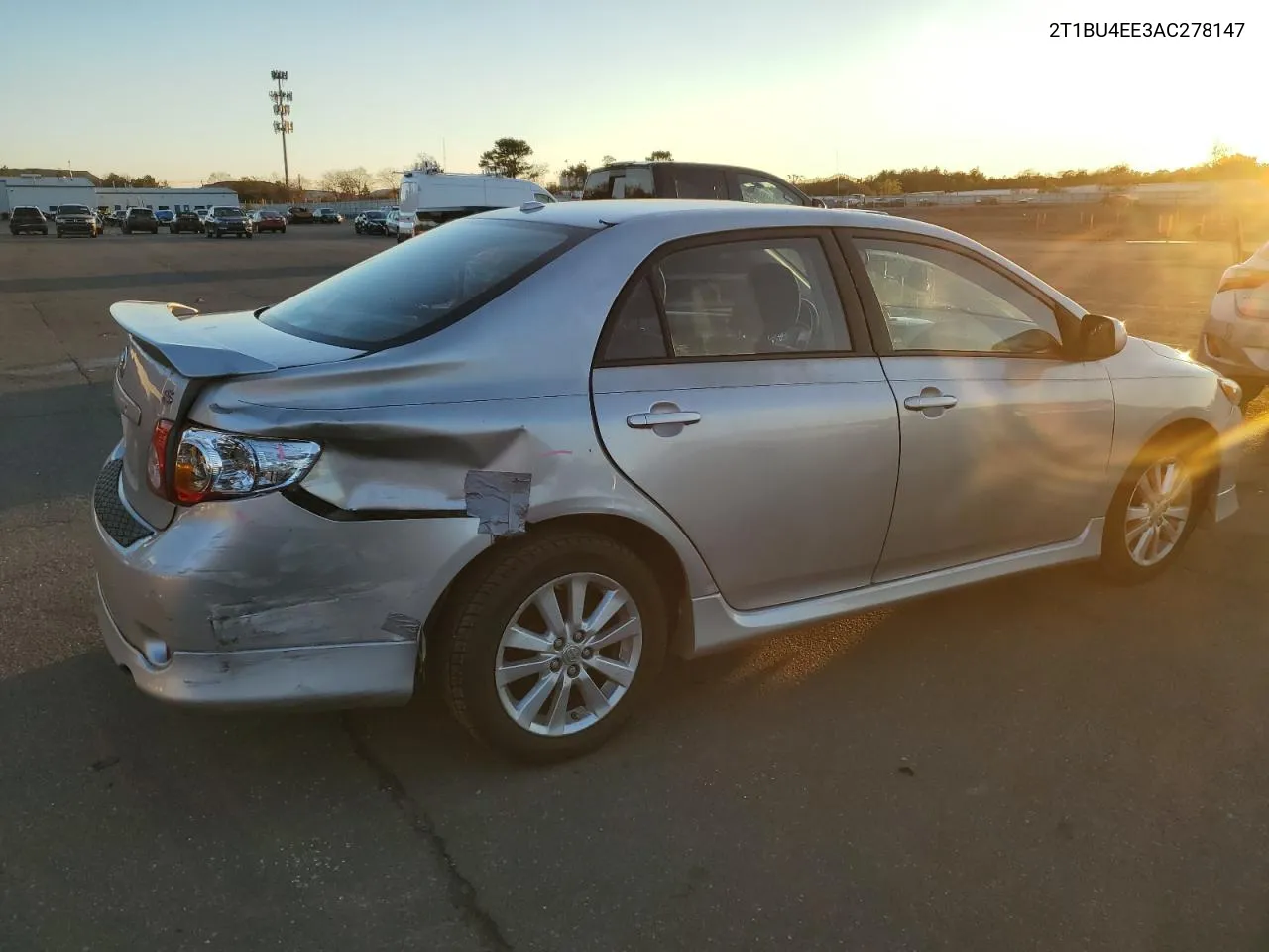 2010 Toyota Corolla Base VIN: 2T1BU4EE3AC278147 Lot: 80006044