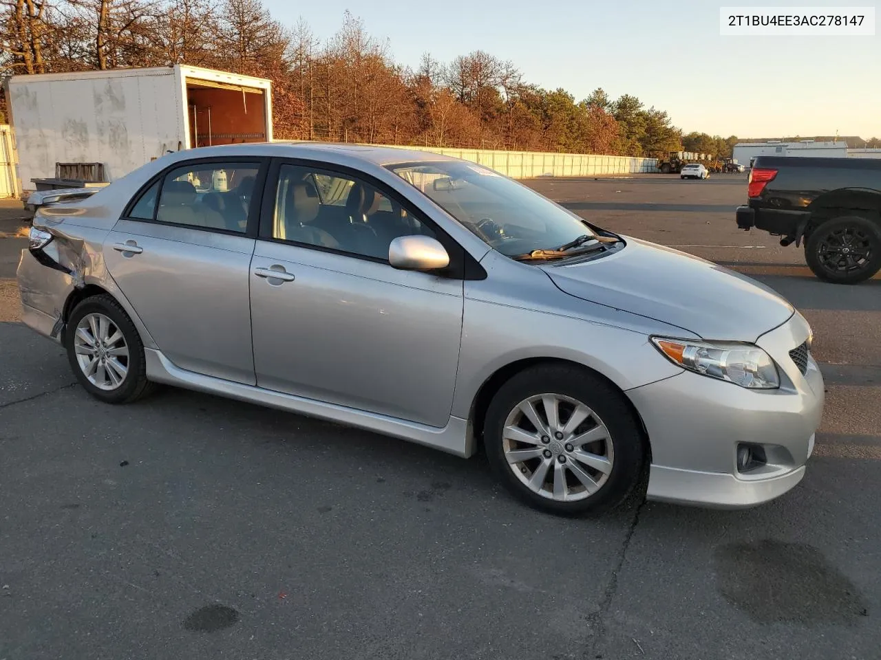 2010 Toyota Corolla Base VIN: 2T1BU4EE3AC278147 Lot: 80006044