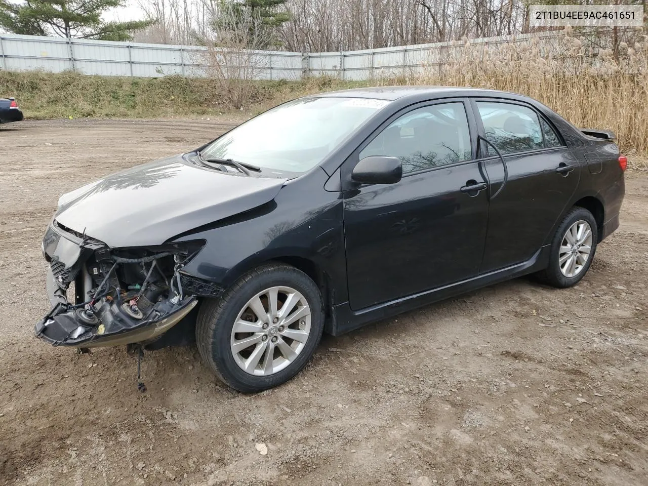 2010 Toyota Corolla Base VIN: 2T1BU4EE9AC461651 Lot: 80028714