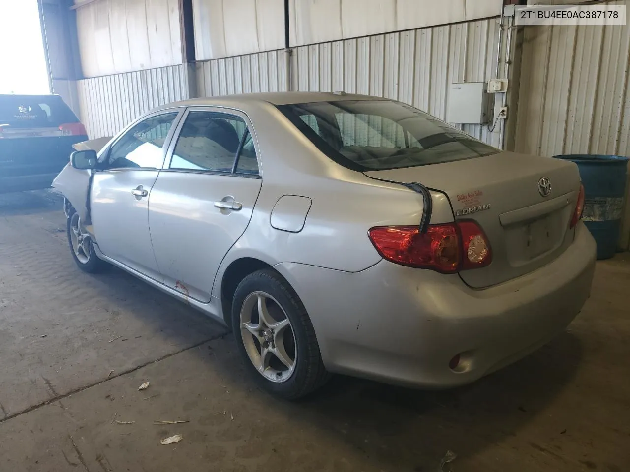 2010 Toyota Corolla Base VIN: 2T1BU4EE0AC387178 Lot: 80030834