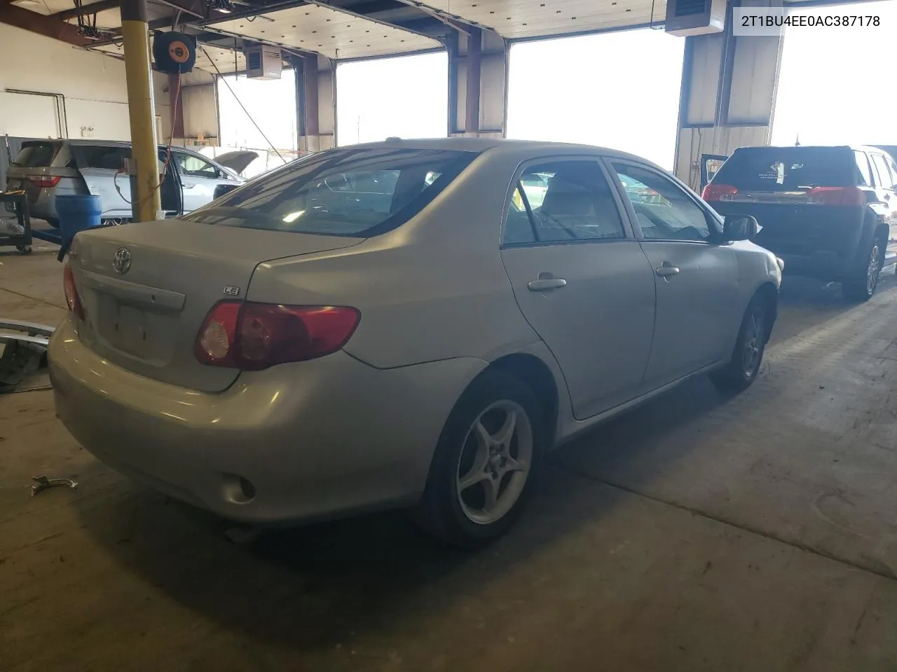 2010 Toyota Corolla Base VIN: 2T1BU4EE0AC387178 Lot: 80030834