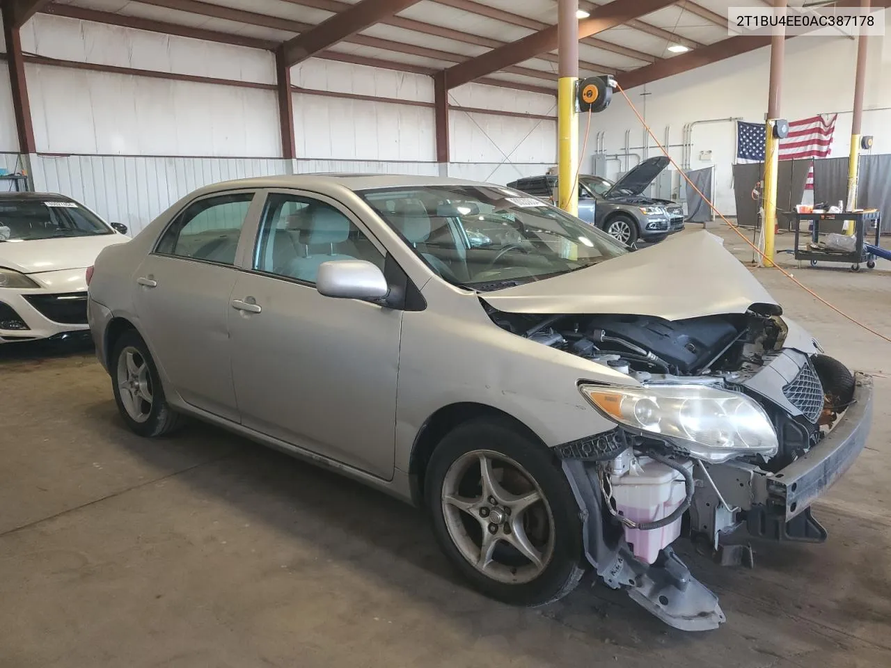 2010 Toyota Corolla Base VIN: 2T1BU4EE0AC387178 Lot: 80030834