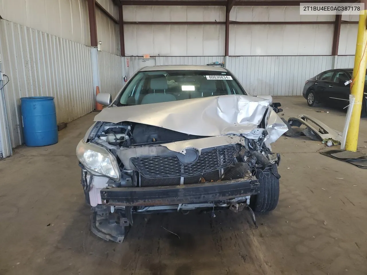 2010 Toyota Corolla Base VIN: 2T1BU4EE0AC387178 Lot: 80030834