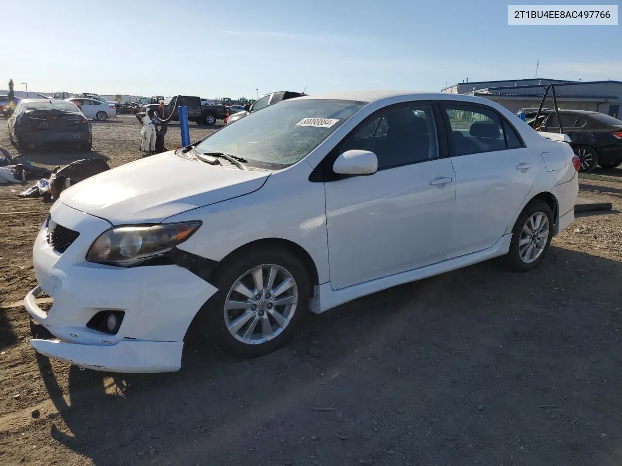 2010 Toyota Corolla Base VIN: 2T1BU4EE8AC497766 Lot: 80098864