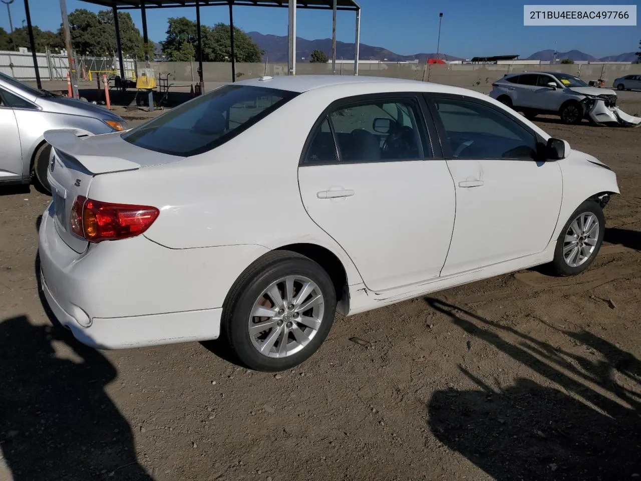 2010 Toyota Corolla Base VIN: 2T1BU4EE8AC497766 Lot: 80098864