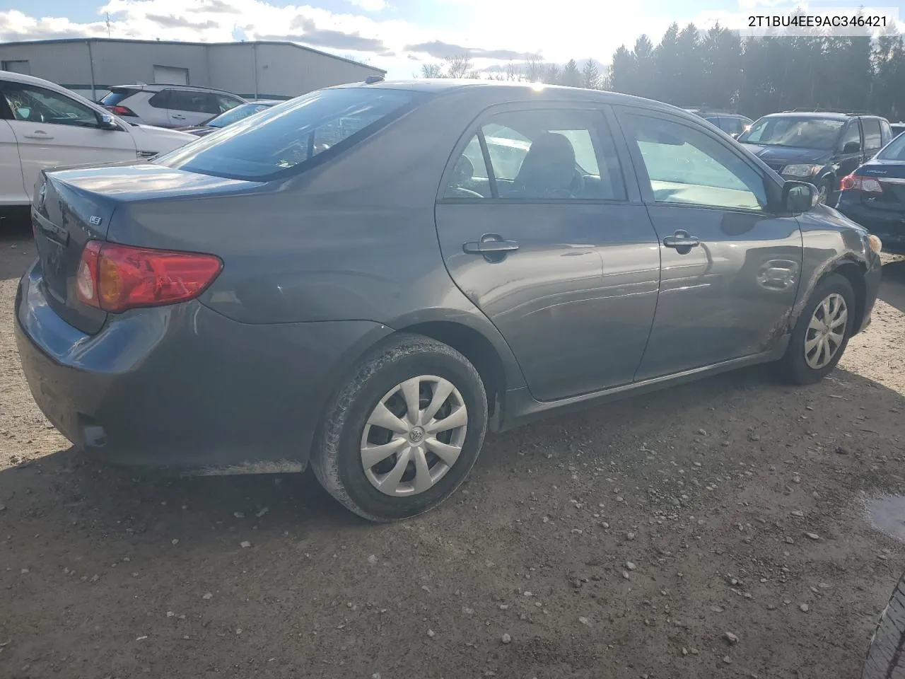 2010 Toyota Corolla Base VIN: 2T1BU4EE9AC346421 Lot: 80136154