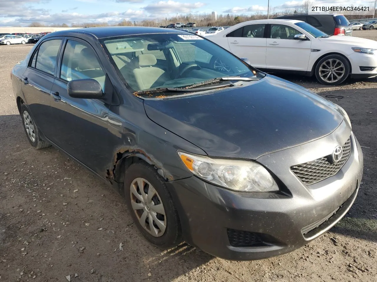 2010 Toyota Corolla Base VIN: 2T1BU4EE9AC346421 Lot: 80136154