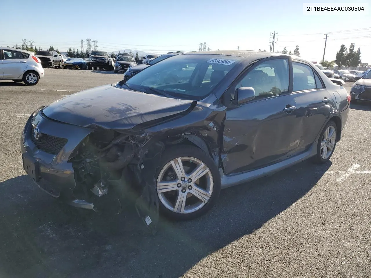 2010 Toyota Corolla Xrs VIN: 2T1BE4EE4AC030504 Lot: 80145984