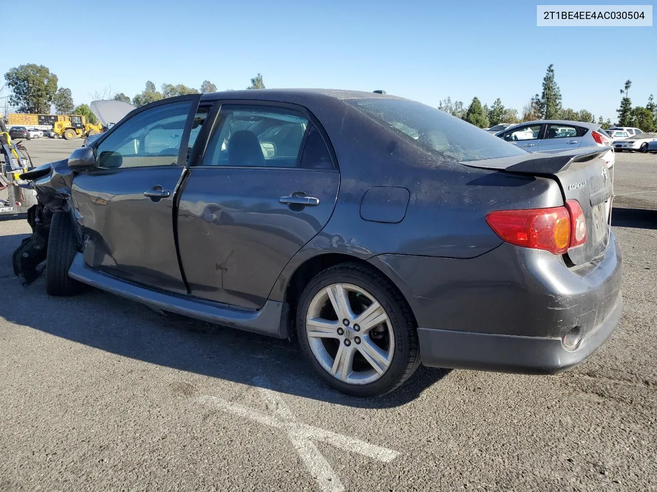 2010 Toyota Corolla Xrs VIN: 2T1BE4EE4AC030504 Lot: 80145984