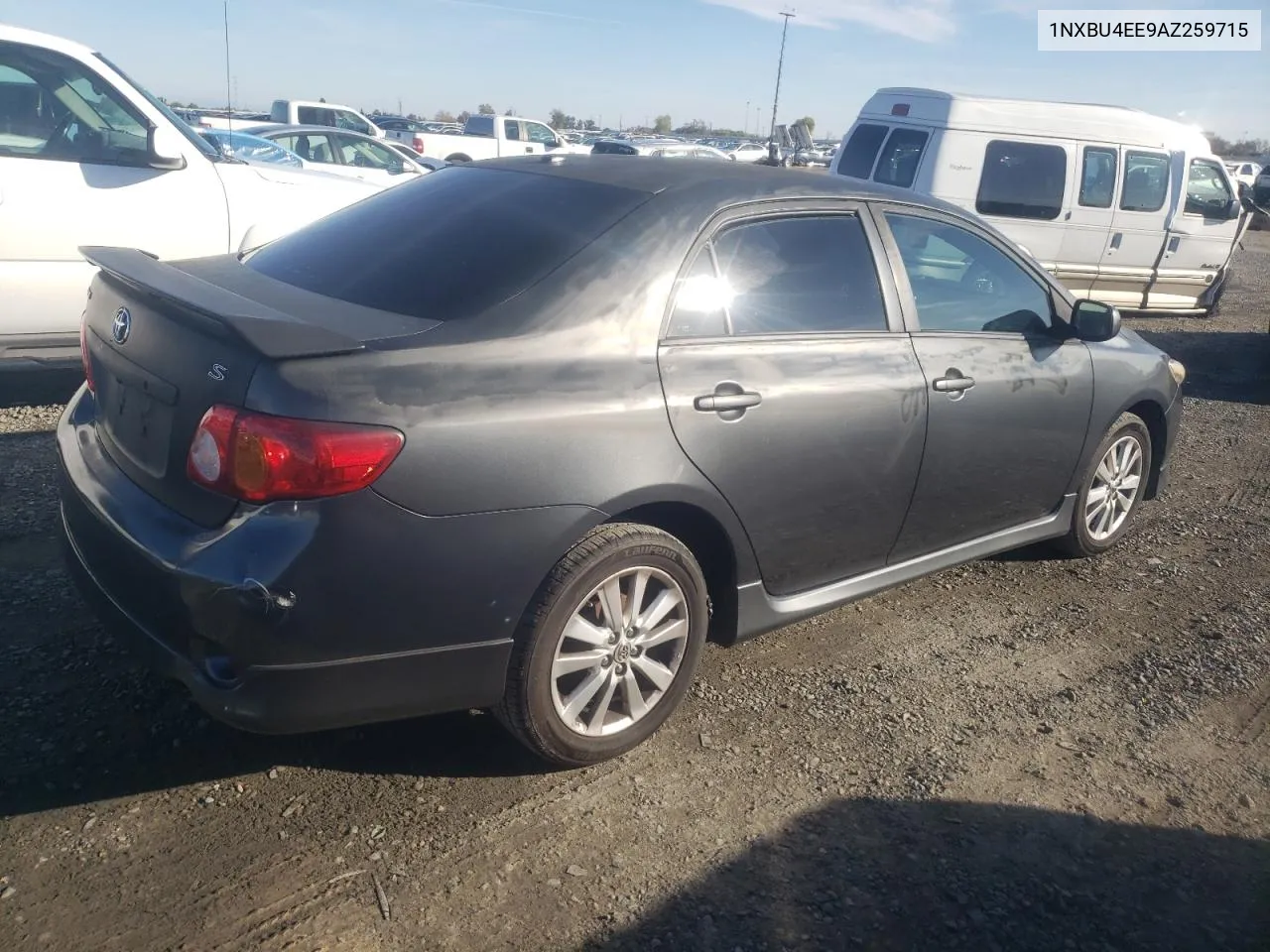 2010 Toyota Corolla Base VIN: 1NXBU4EE9AZ259715 Lot: 80373814