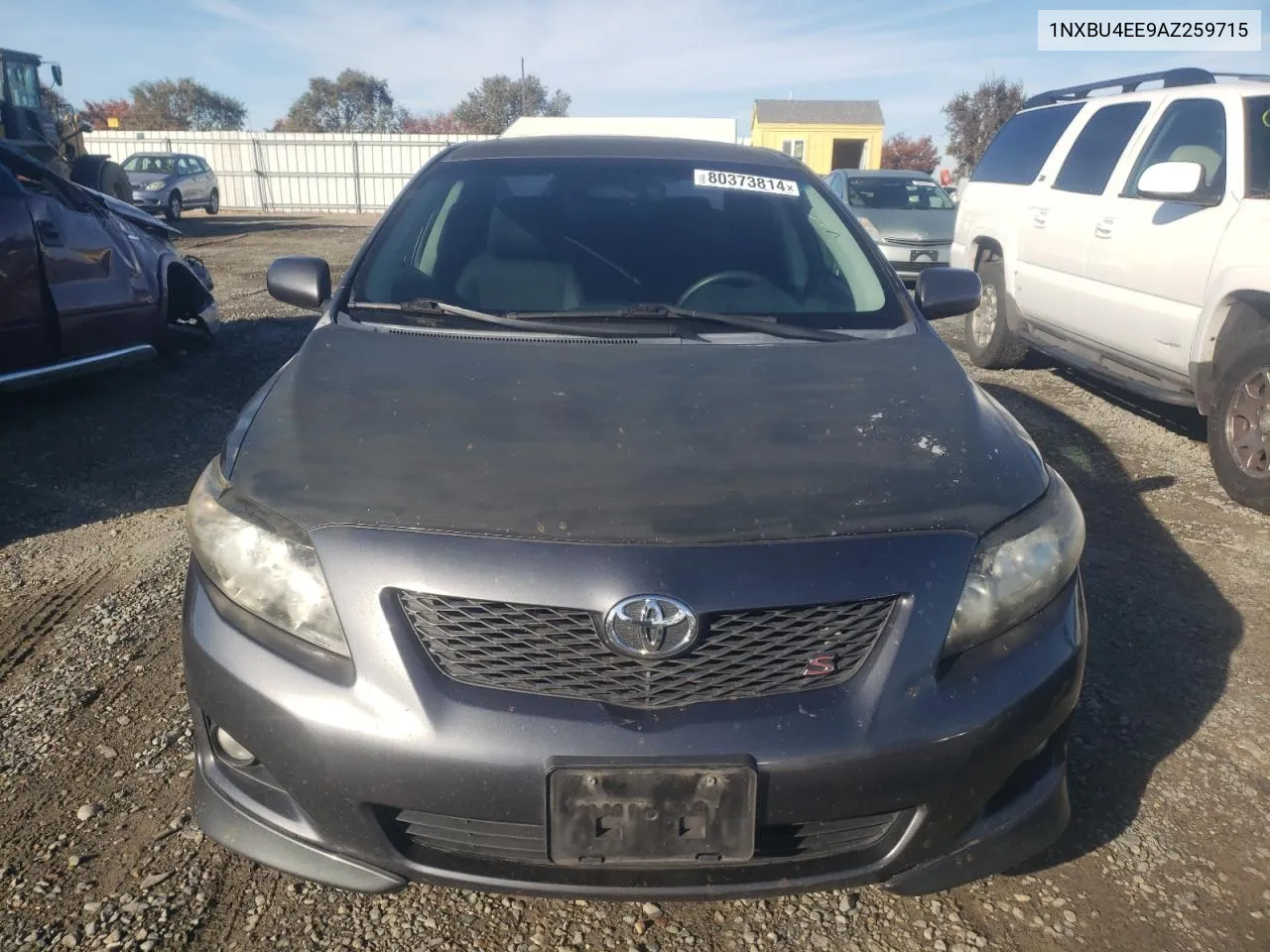 2010 Toyota Corolla Base VIN: 1NXBU4EE9AZ259715 Lot: 80373814