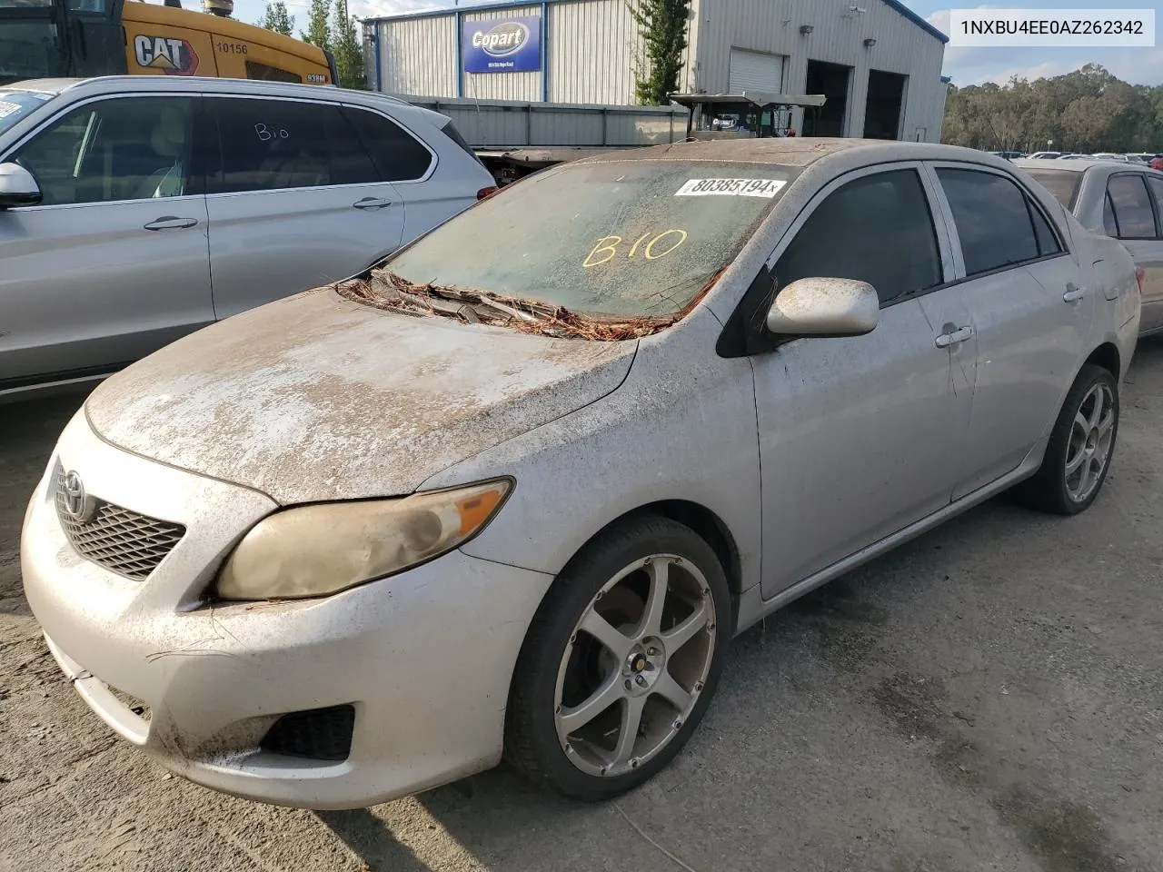 2010 Toyota Corolla Base VIN: 1NXBU4EE0AZ262342 Lot: 80385194