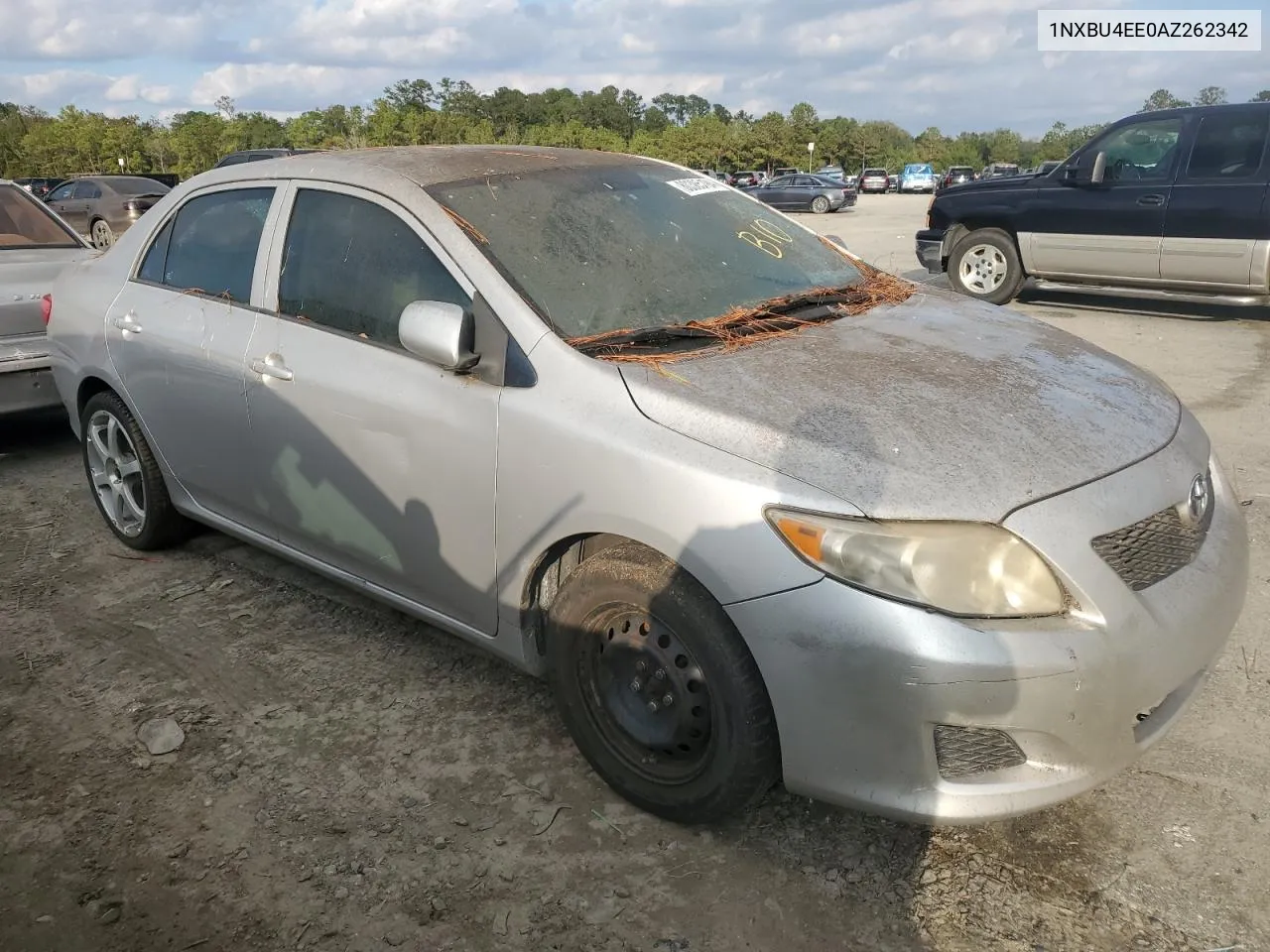 2010 Toyota Corolla Base VIN: 1NXBU4EE0AZ262342 Lot: 80385194