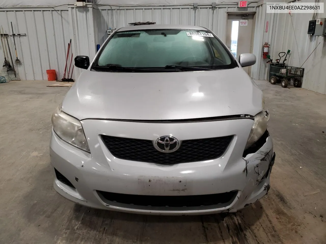 2010 Toyota Corolla Base VIN: 1NXBU4EE0AZ298631 Lot: 80387104