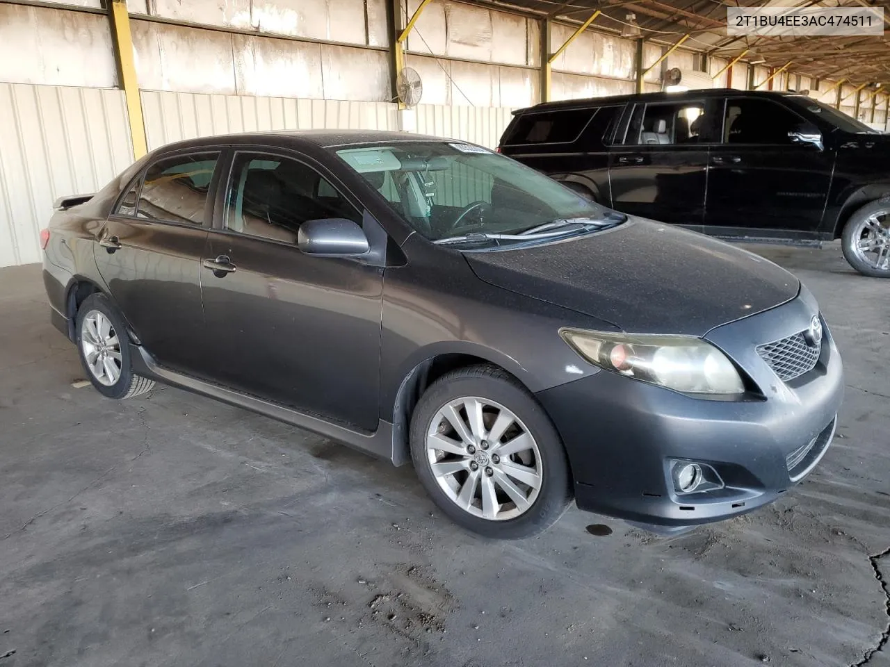 2010 Toyota Corolla Base VIN: 2T1BU4EE3AC474511 Lot: 80528304