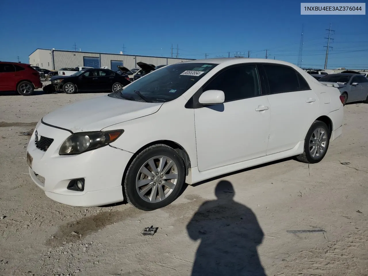 2010 Toyota Corolla Base VIN: 1NXBU4EE3AZ376044 Lot: 80553554