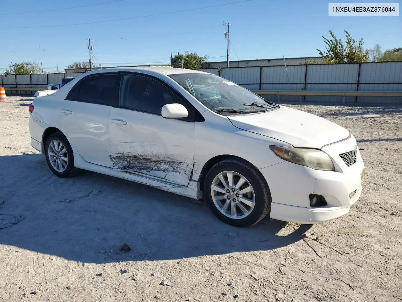 2010 Toyota Corolla Base VIN: 1NXBU4EE3AZ376044 Lot: 80553554