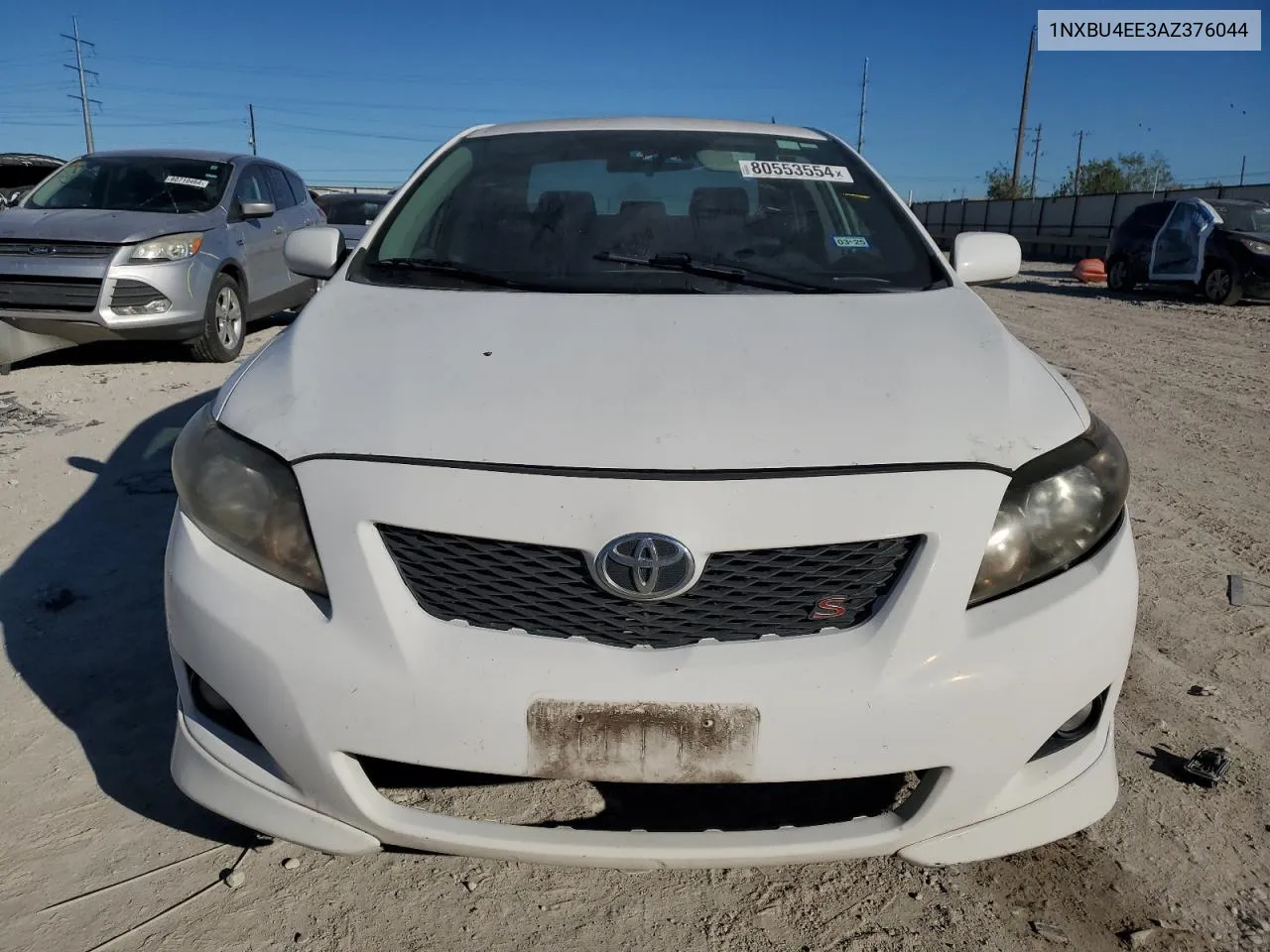 2010 Toyota Corolla Base VIN: 1NXBU4EE3AZ376044 Lot: 80553554