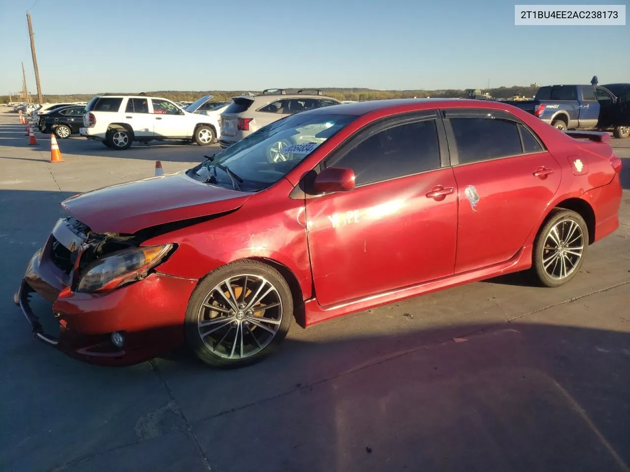 2010 Toyota Corolla Base VIN: 2T1BU4EE2AC238173 Lot: 80564834