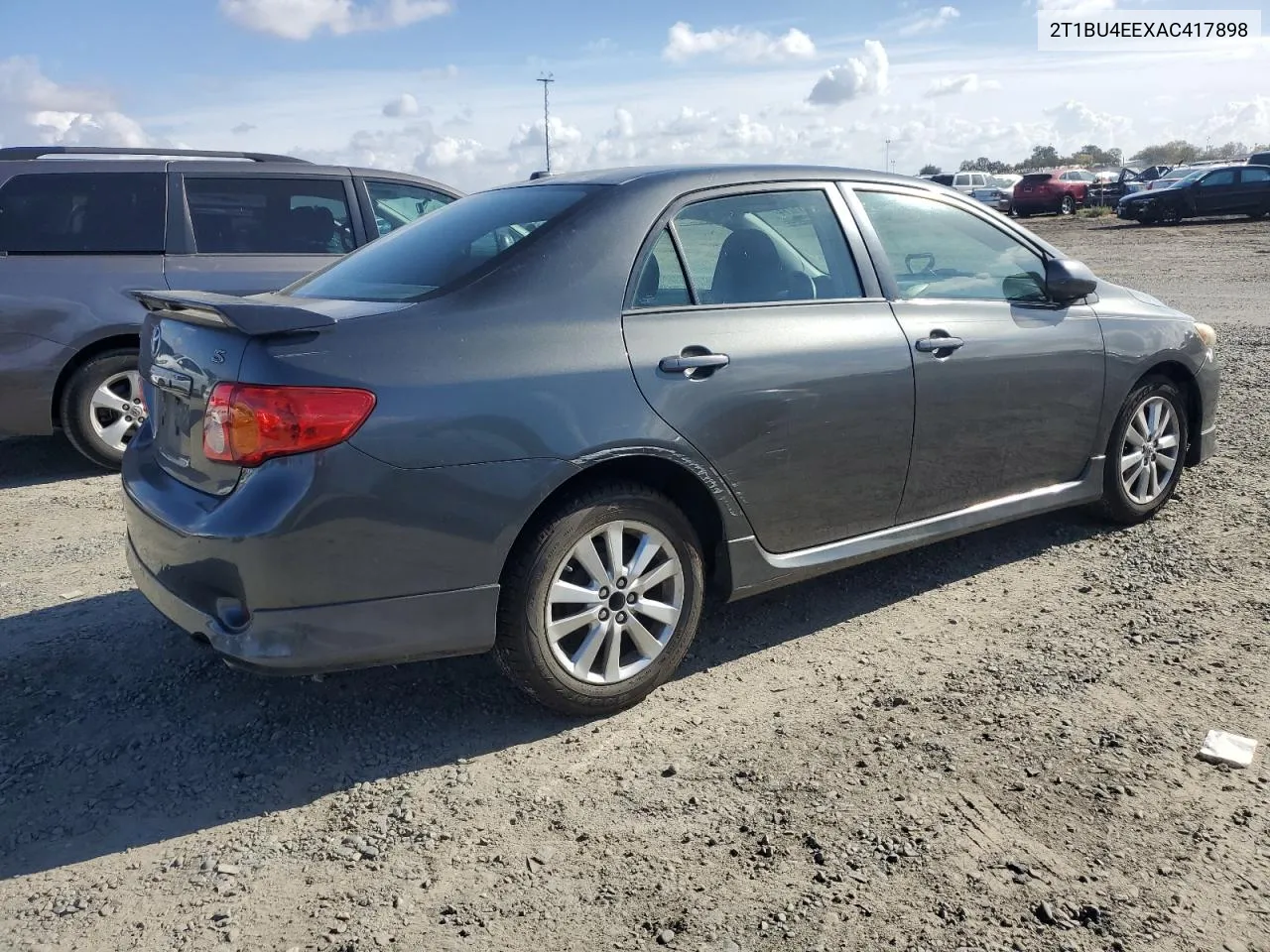 2010 Toyota Corolla Base VIN: 2T1BU4EEXAC417898 Lot: 80711274