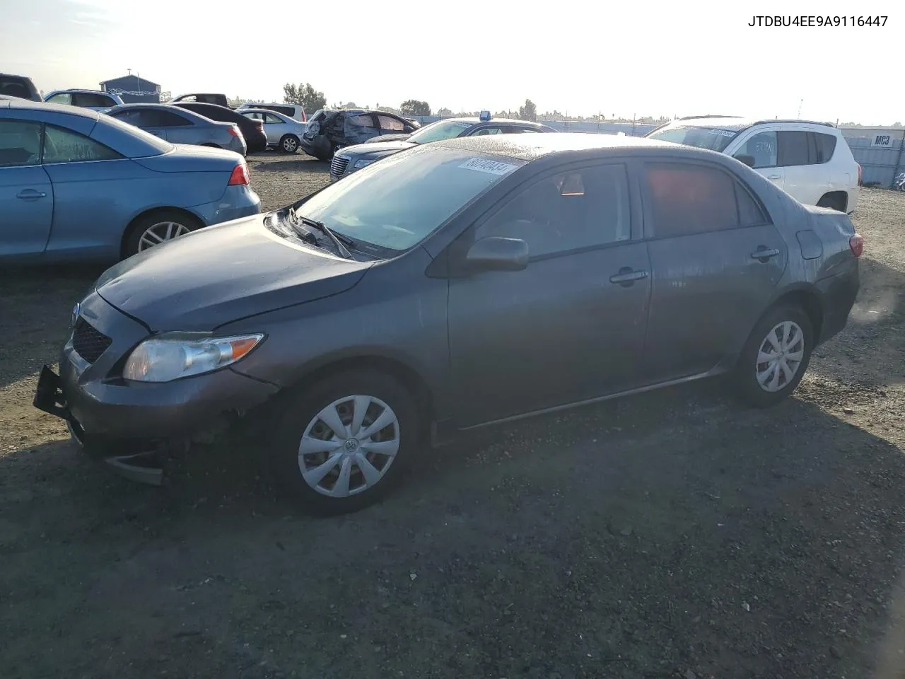 2010 Toyota Corolla Base VIN: JTDBU4EE9A9116447 Lot: 80740434