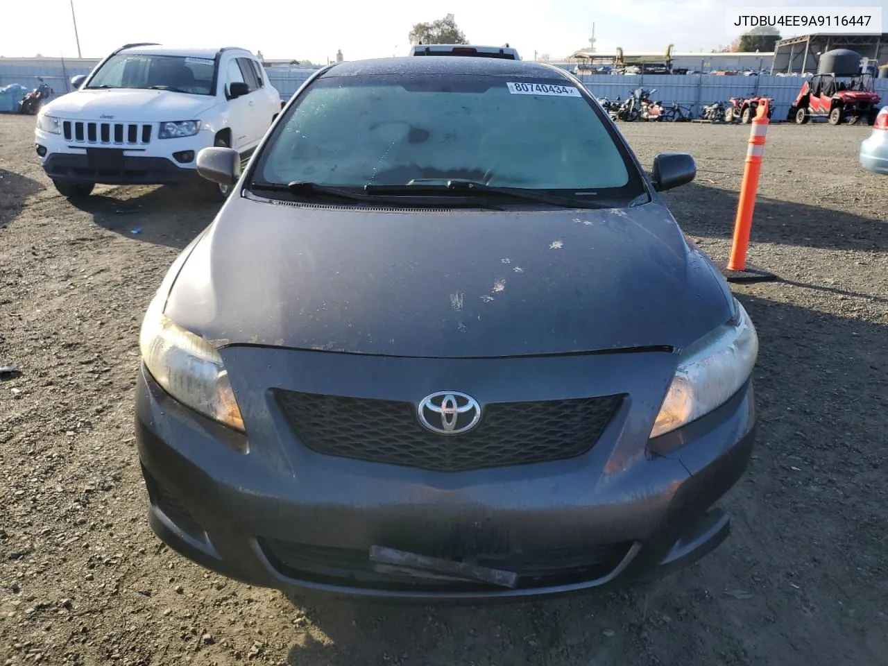 2010 Toyota Corolla Base VIN: JTDBU4EE9A9116447 Lot: 80740434