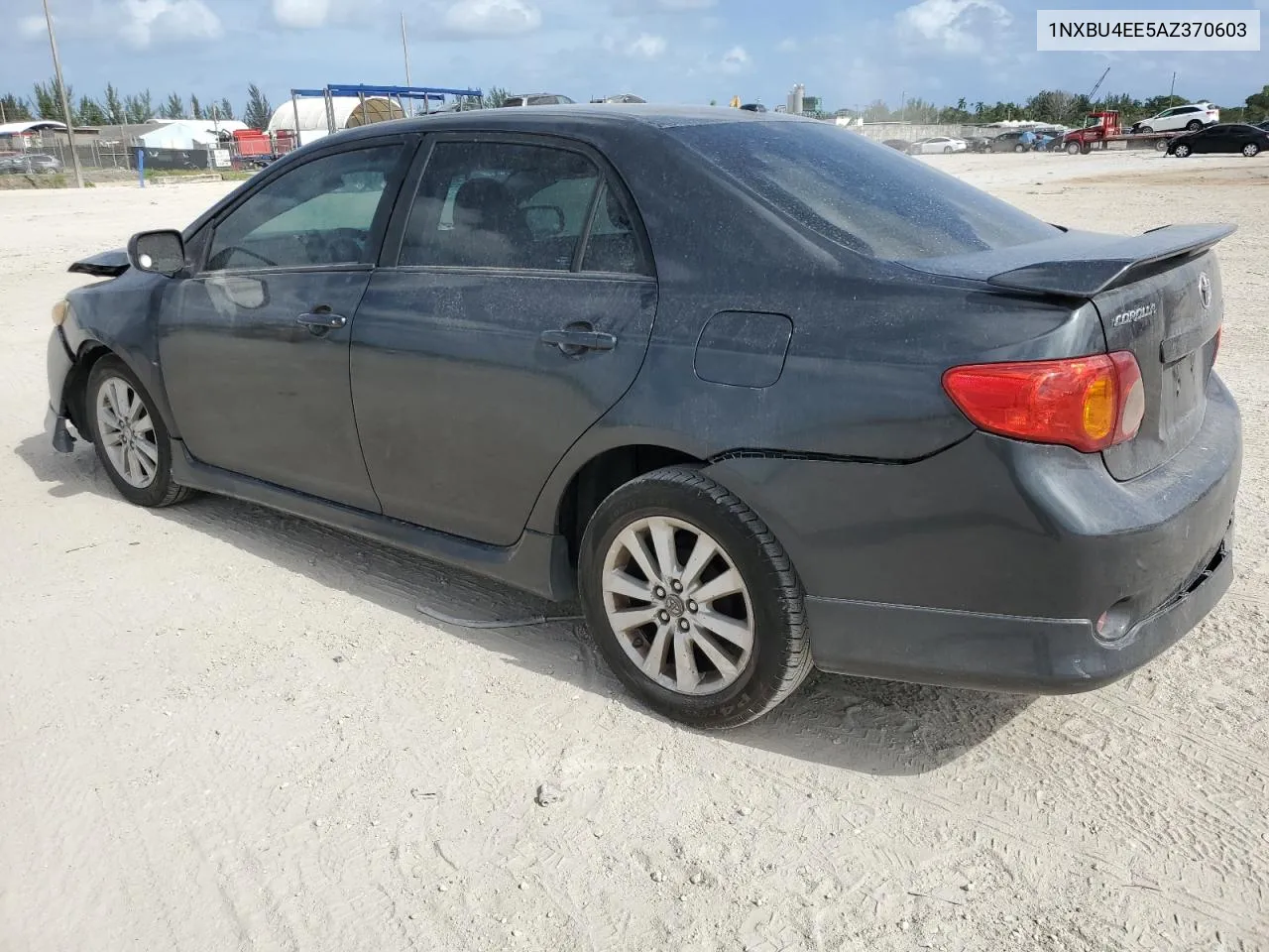 2010 Toyota Corolla Base VIN: 1NXBU4EE5AZ370603 Lot: 80768334