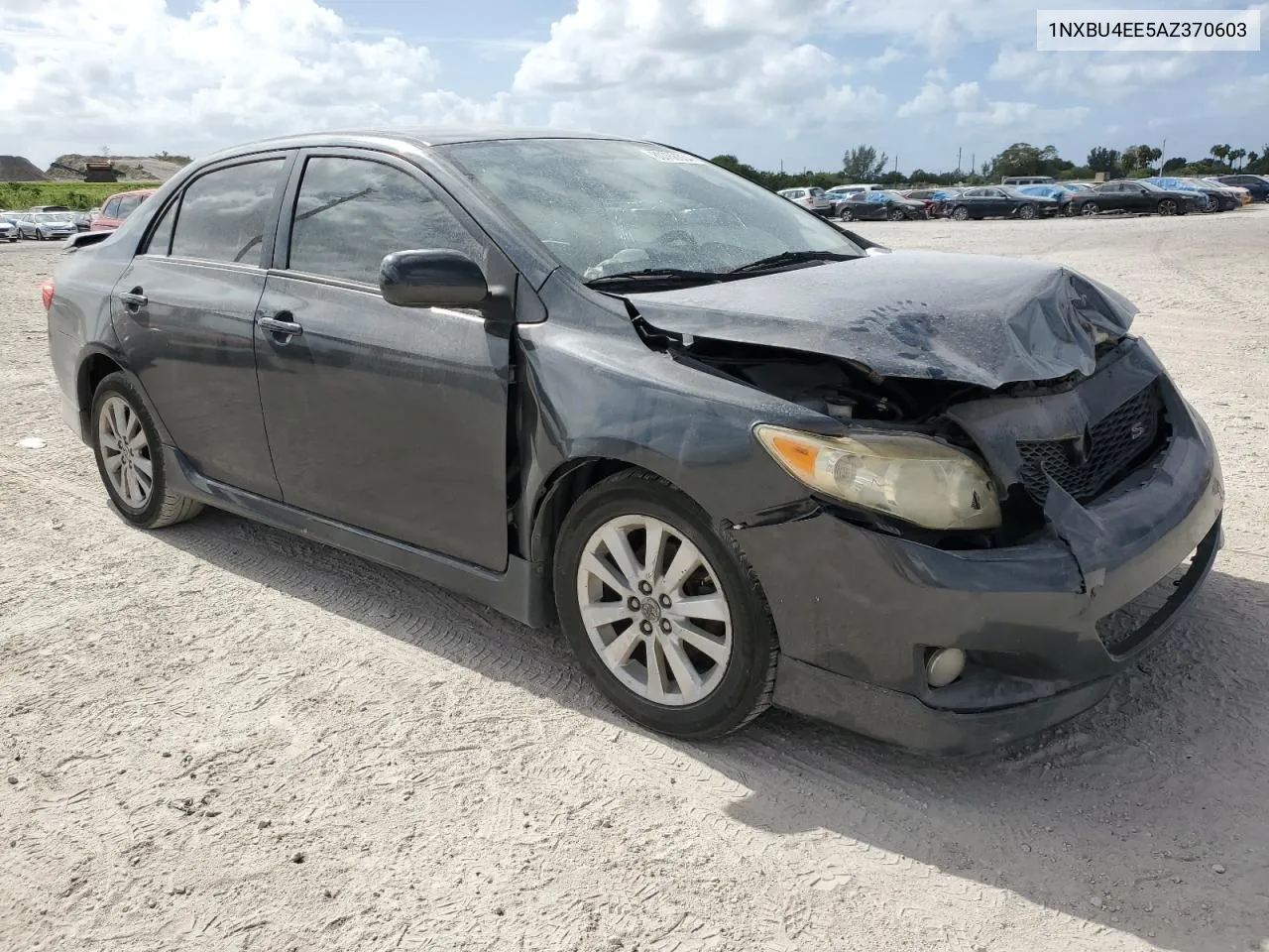 2010 Toyota Corolla Base VIN: 1NXBU4EE5AZ370603 Lot: 80768334