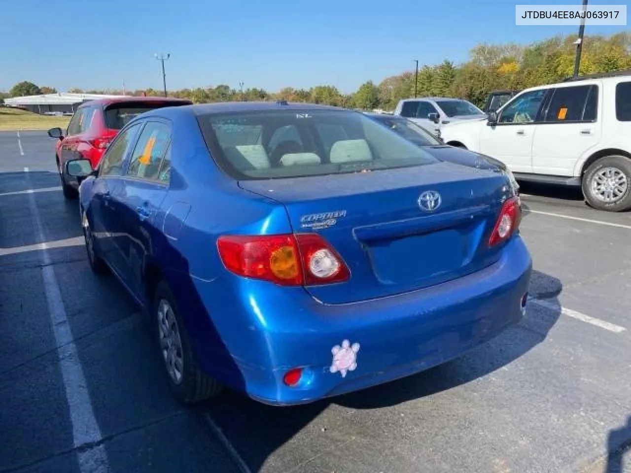 2010 Toyota Corolla Base VIN: JTDBU4EE8AJ063917 Lot: 82114134