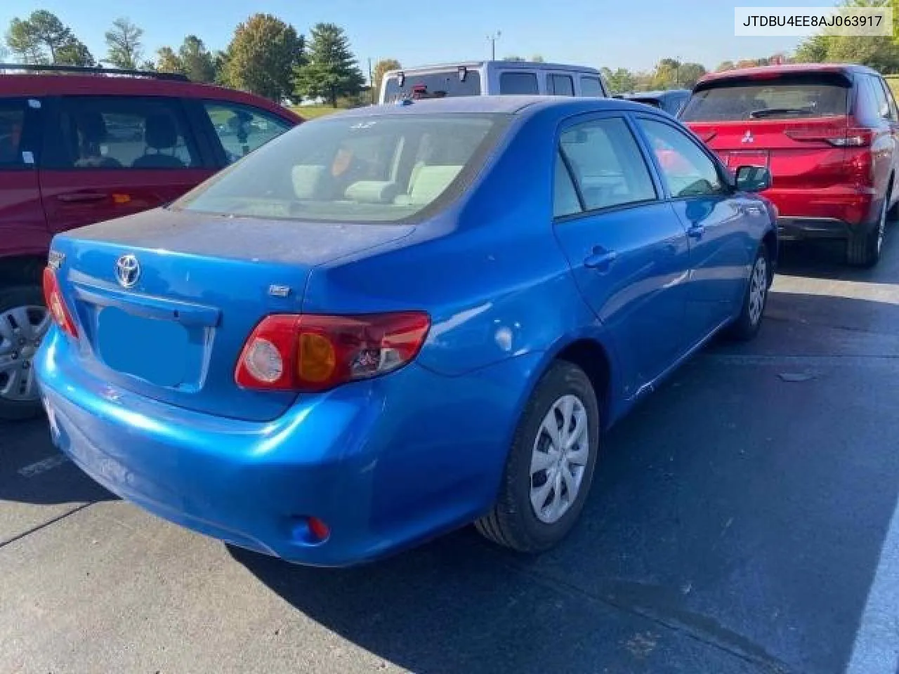 2010 Toyota Corolla Base VIN: JTDBU4EE8AJ063917 Lot: 82114134