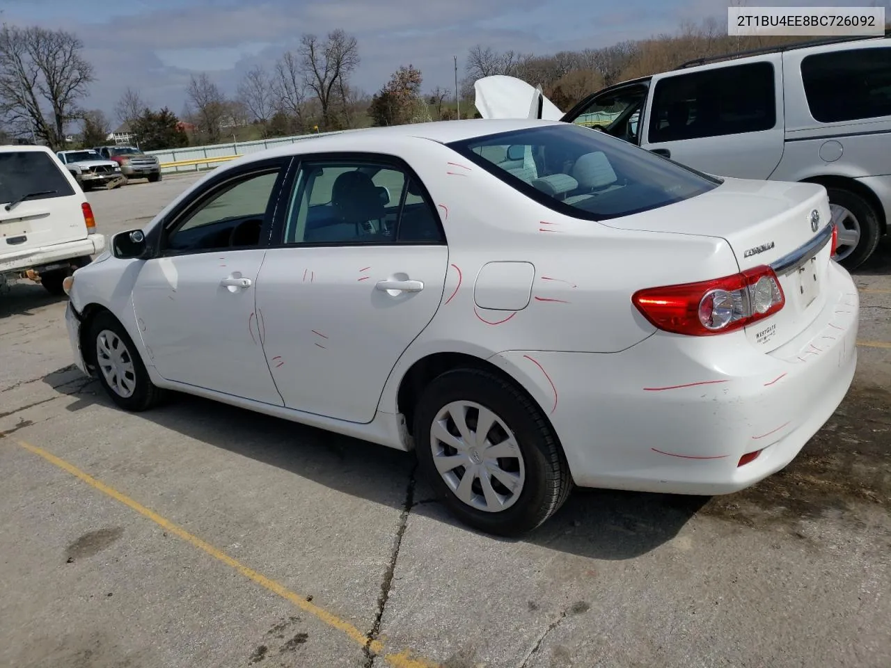 2T1BU4EE8BC726092 2011 Toyota Corolla Base