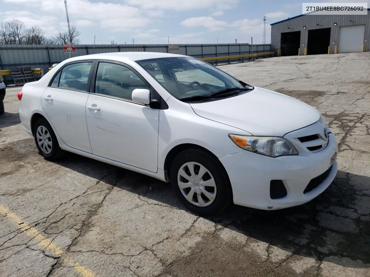 2T1BU4EE8BC726092 2011 Toyota Corolla Base