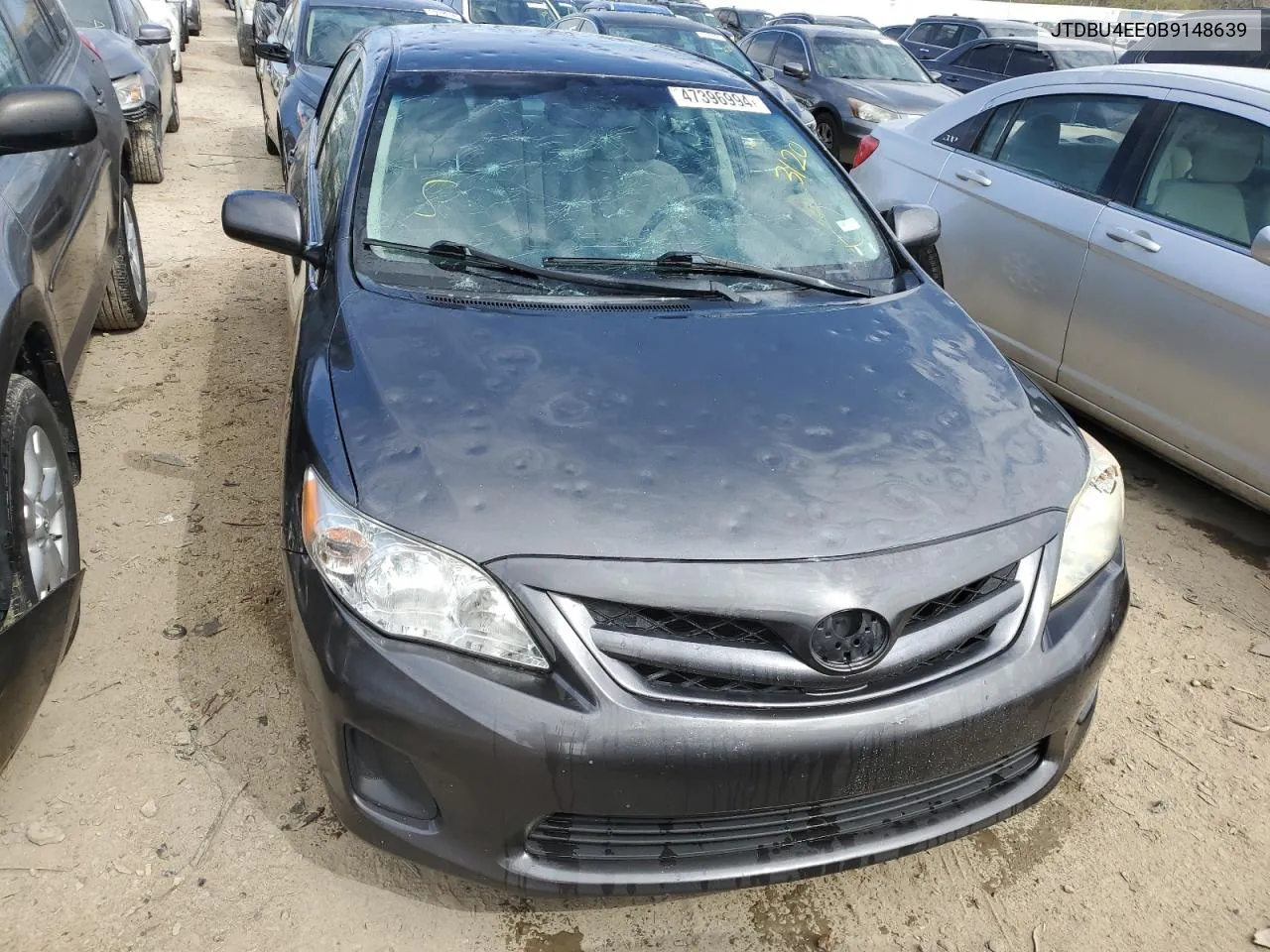 JTDBU4EE0B9148639 2011 Toyota Corolla Base