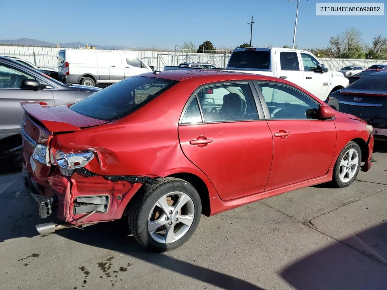 2011 Toyota Corolla Base VIN: 2T1BU4EE6BC696882 Lot: 51536134