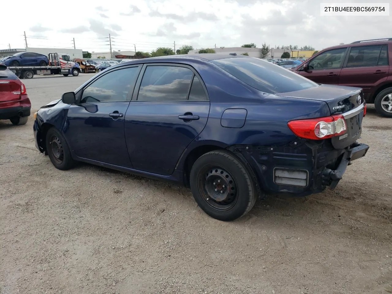 2011 Toyota Corolla Base VIN: 2T1BU4EE9BC569754 Lot: 55060414