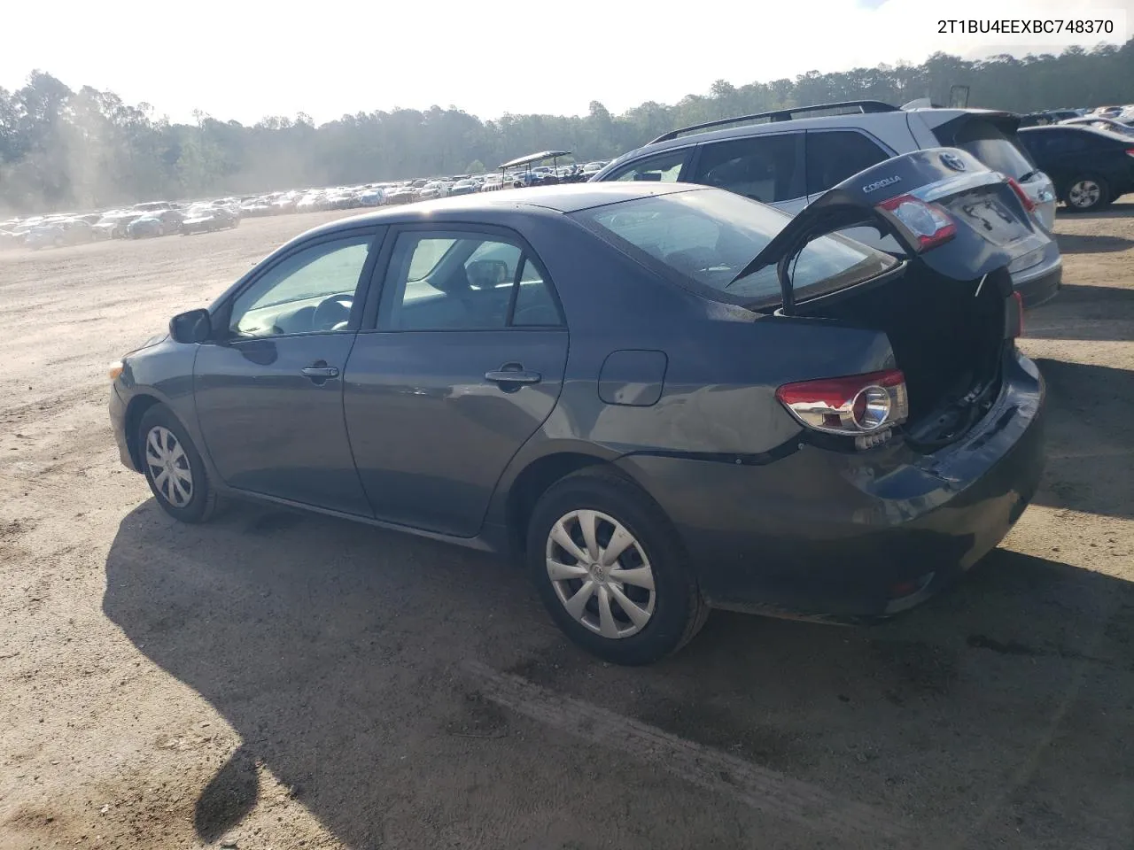 2011 Toyota Corolla Base VIN: 2T1BU4EEXBC748370 Lot: 55368284