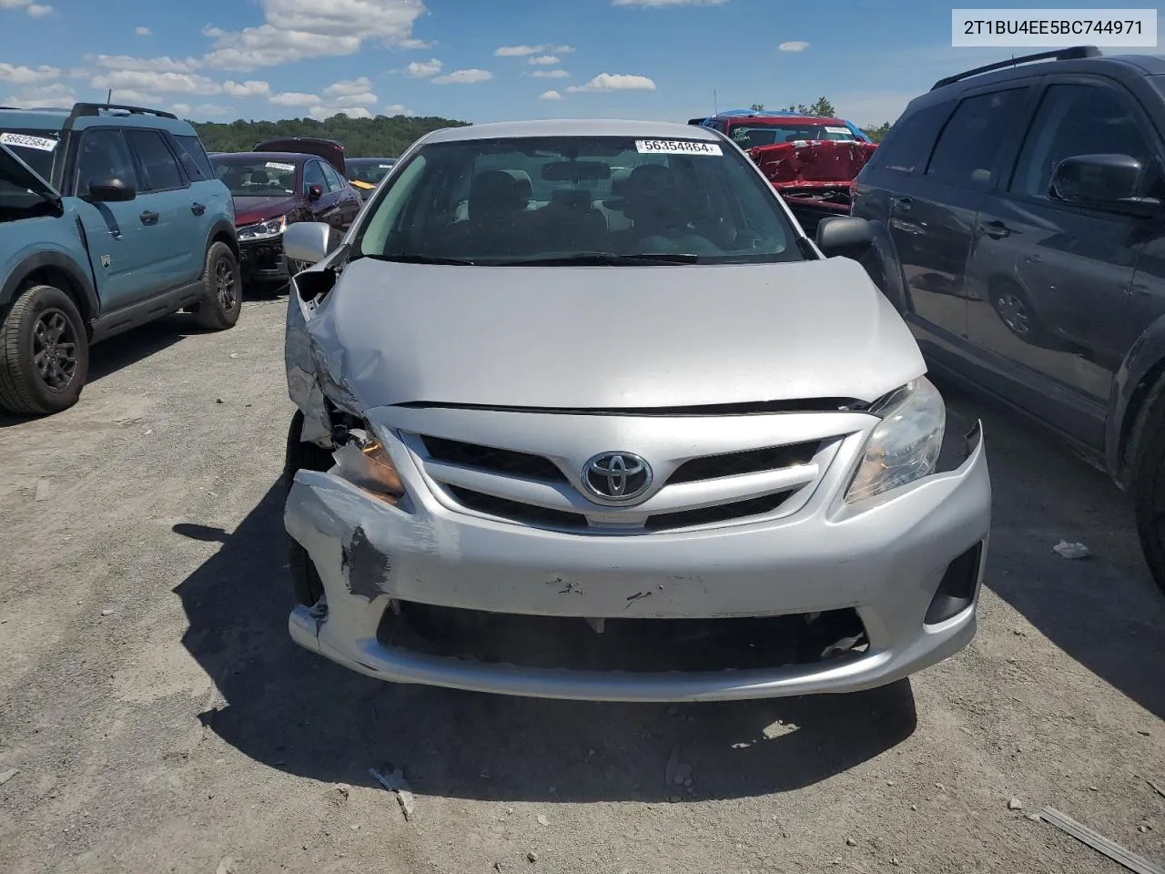 2011 Toyota Corolla Base VIN: 2T1BU4EE5BC744971 Lot: 56354864