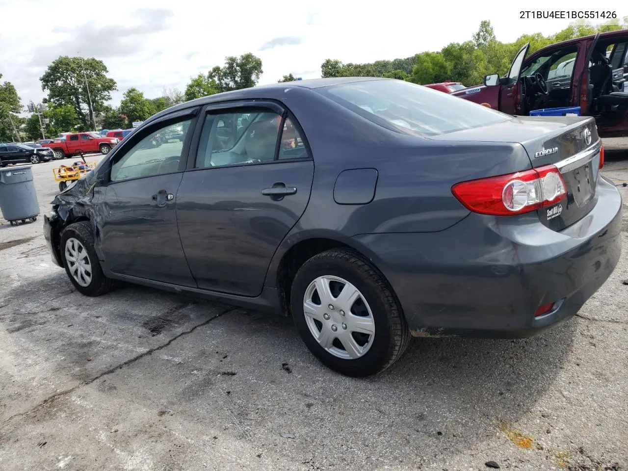 2011 Toyota Corolla Base VIN: 2T1BU4EE1BC551426 Lot: 57039624