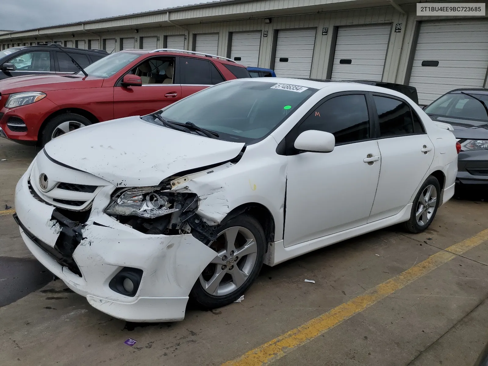 2011 Toyota Corolla Base VIN: 2T1BU4EE9BC723685 Lot: 57486354