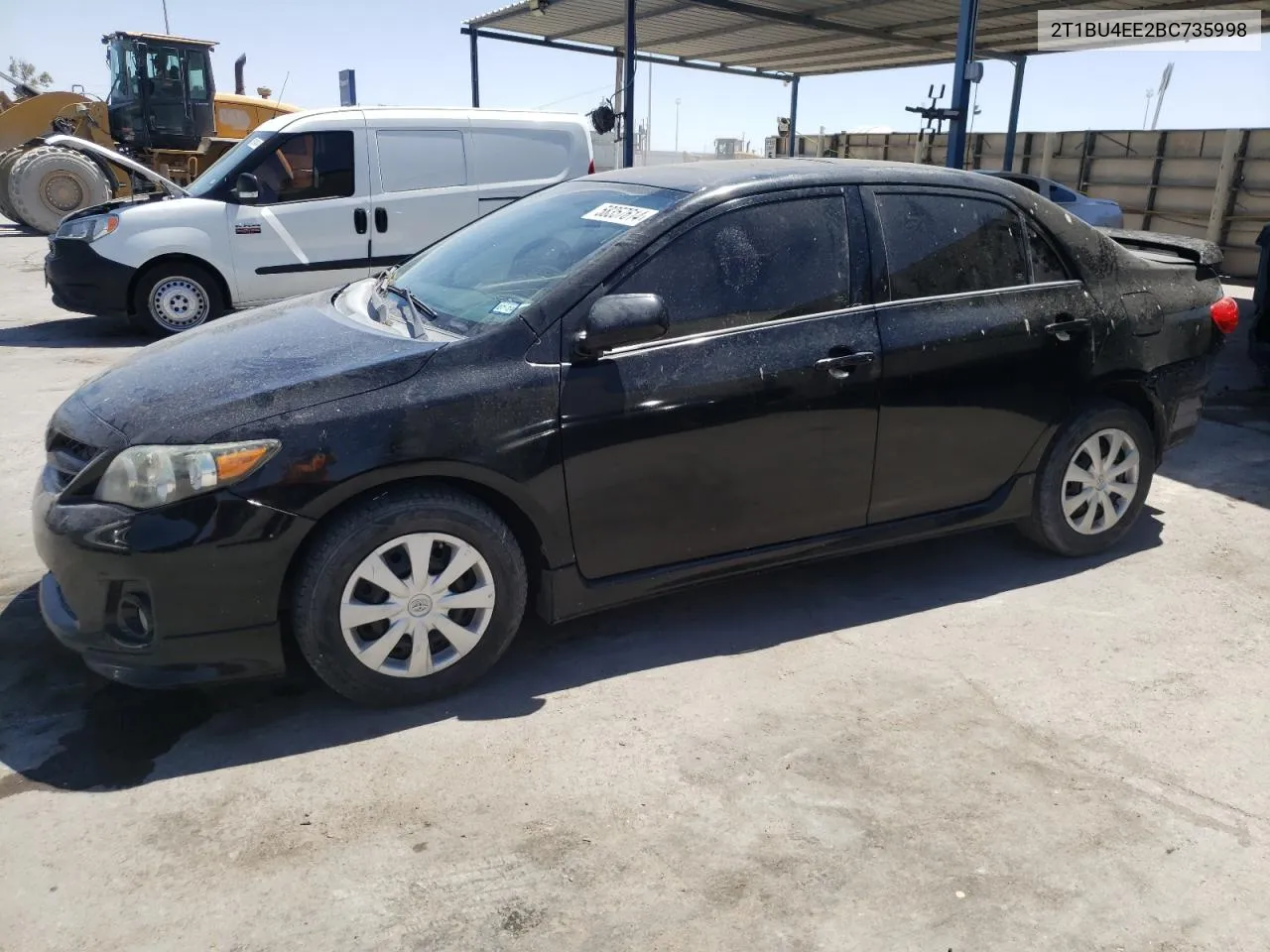 2011 Toyota Corolla Base VIN: 2T1BU4EE2BC735998 Lot: 58357614