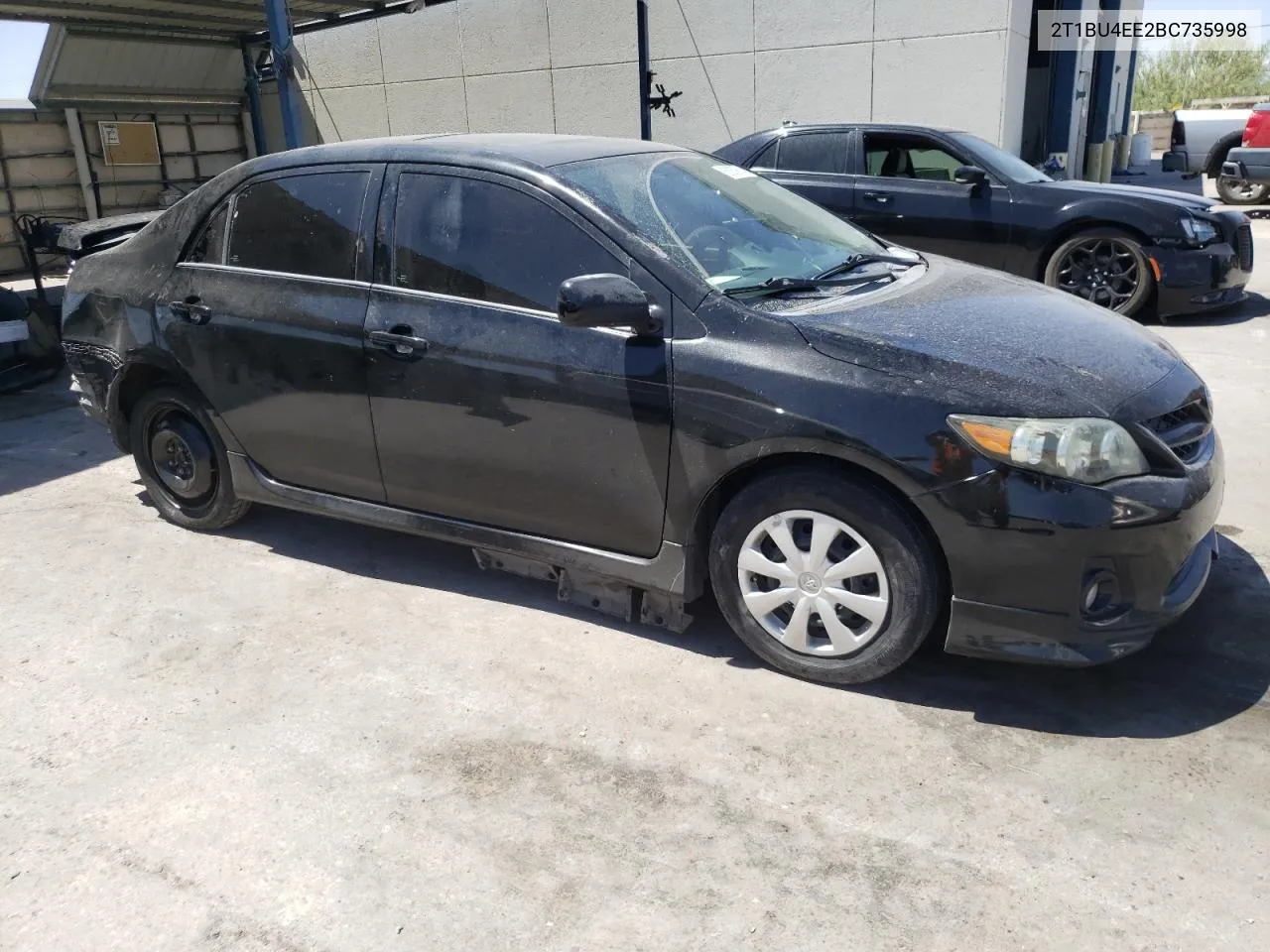 2011 Toyota Corolla Base VIN: 2T1BU4EE2BC735998 Lot: 58357614