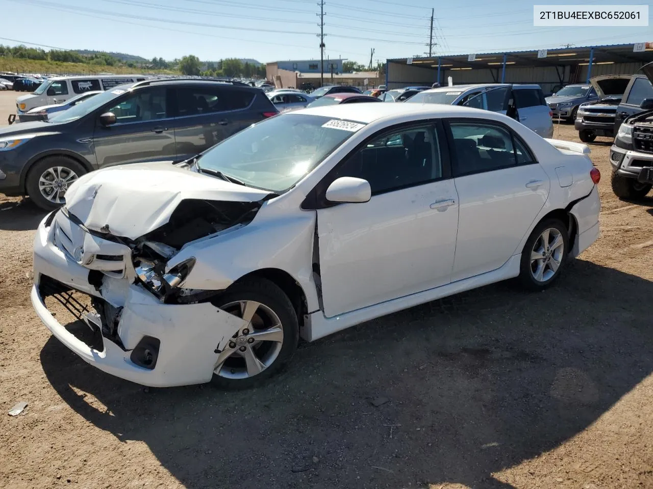 2011 Toyota Corolla Base VIN: 2T1BU4EEXBC652061 Lot: 58526624