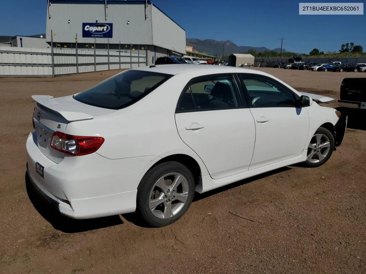 2011 Toyota Corolla Base VIN: 2T1BU4EEXBC652061 Lot: 58526624