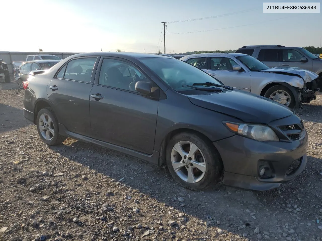 2T1BU4EE8BC636943 2011 Toyota Corolla Base