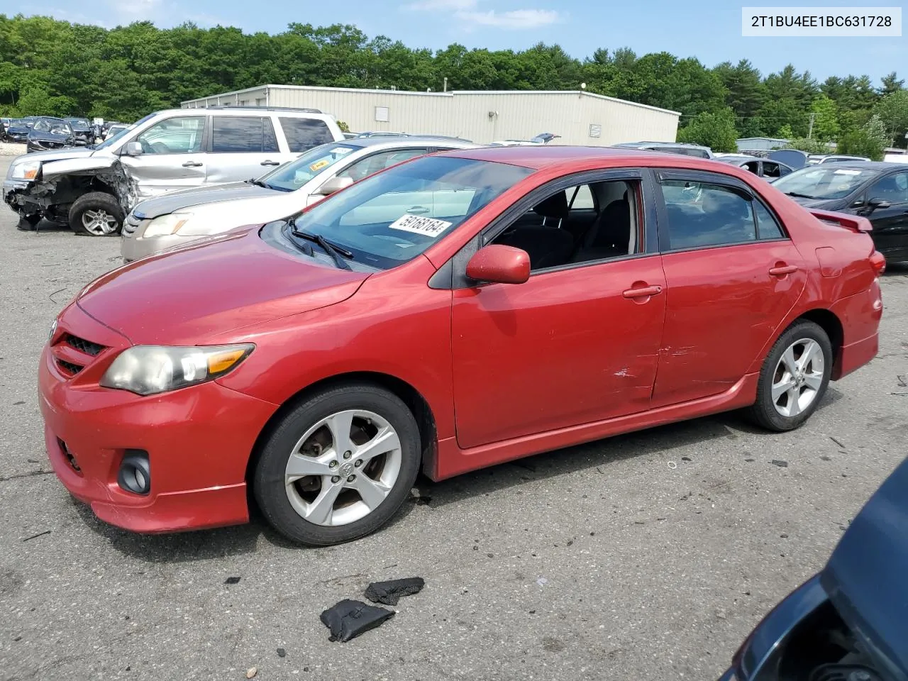 2011 Toyota Corolla Base VIN: 2T1BU4EE1BC631728 Lot: 59168164