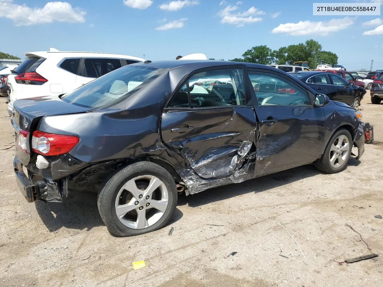 2011 Toyota Corolla Base VIN: 2T1BU4EE0BC558447 Lot: 60112844