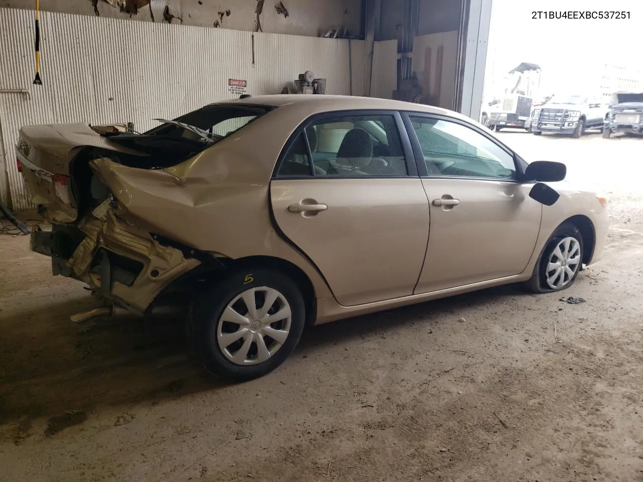 2011 Toyota Corolla Base VIN: 2T1BU4EEXBC537251 Lot: 61346574