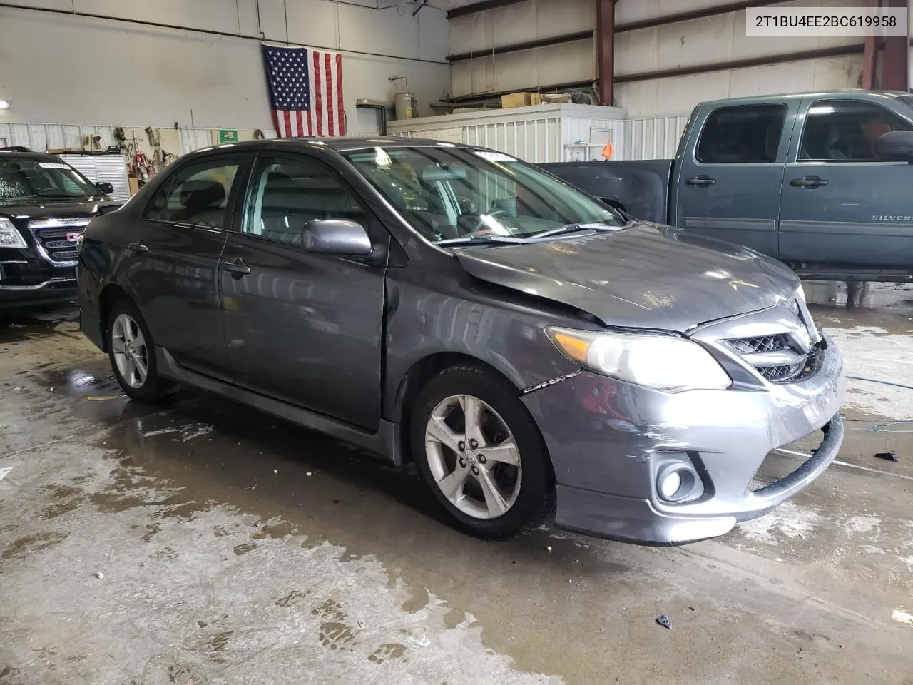 2011 Toyota Corolla Base VIN: 2T1BU4EE2BC619958 Lot: 61659524