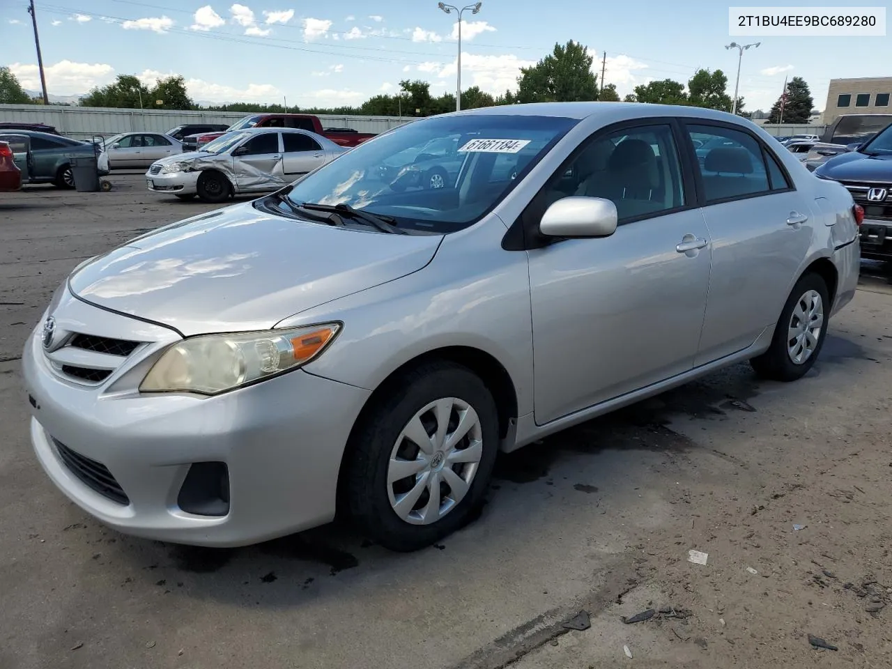 2T1BU4EE9BC689280 2011 Toyota Corolla Base